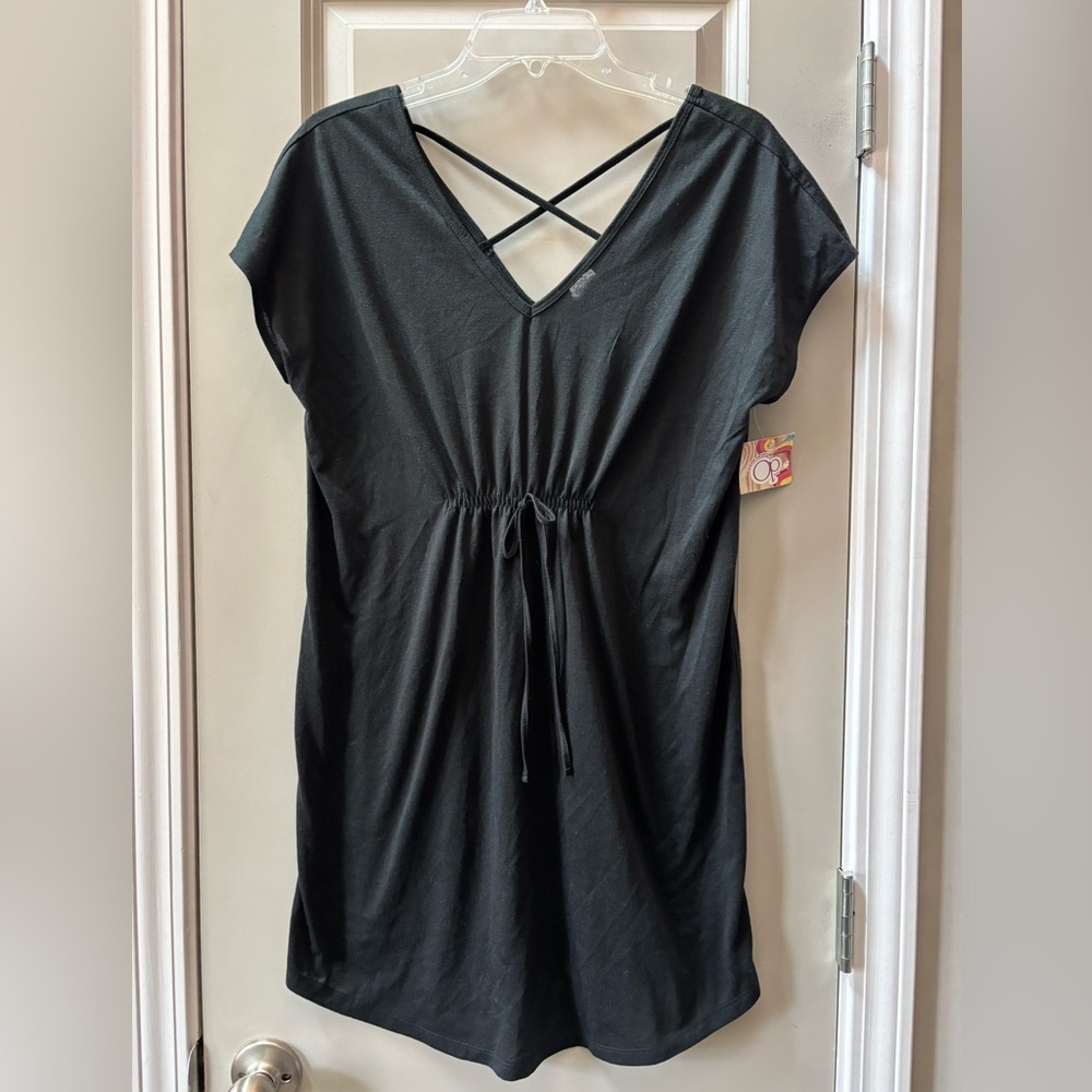 OP Black Swimsuit Cover-up